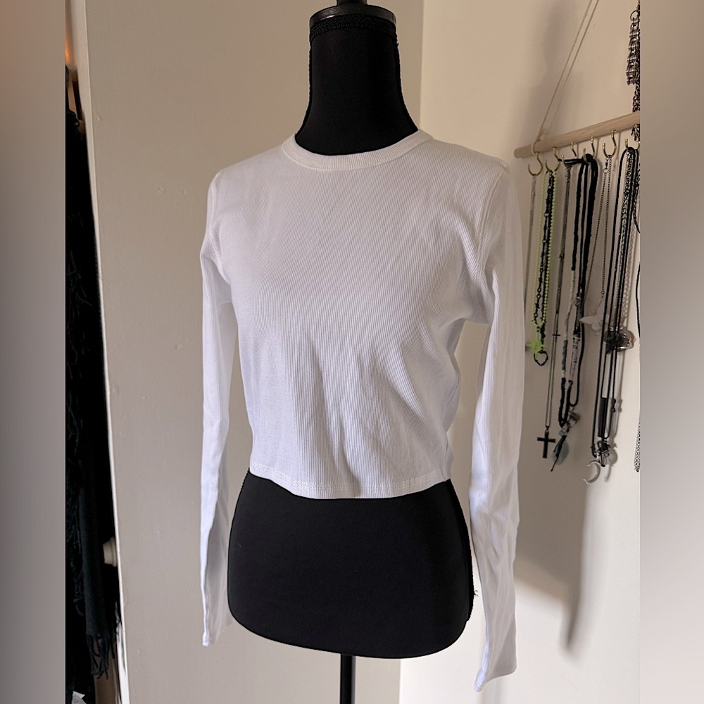 NOCTEX cropped long sleeve